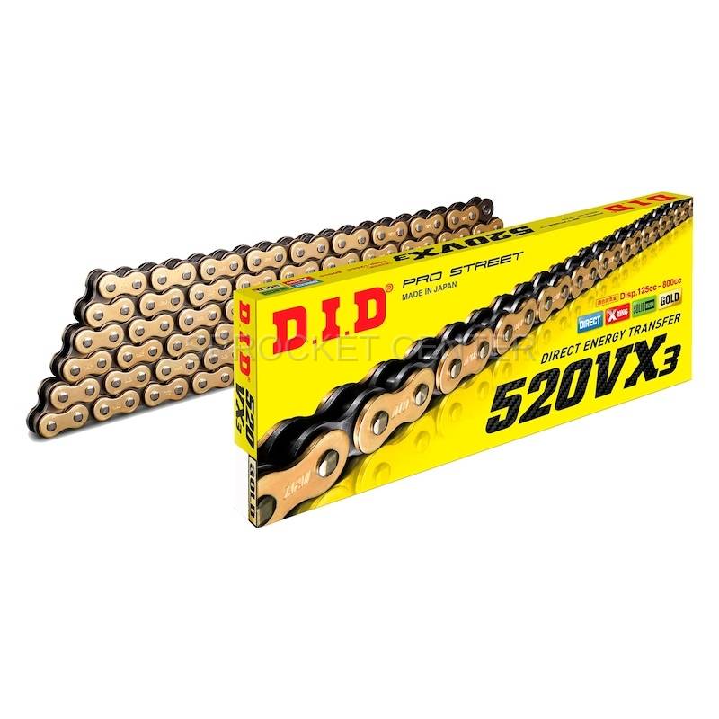 DID Chain 520 VX3 X-Ring Chain